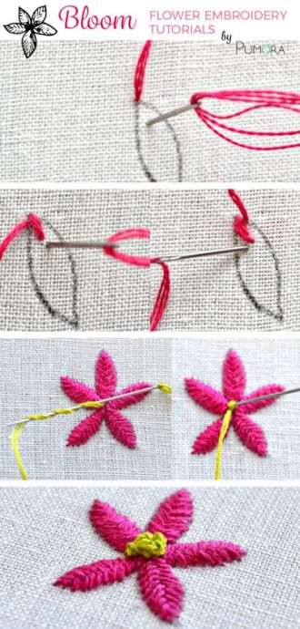 Вышивка: фото-уроки Вышивка: фото-уроки