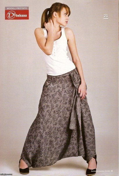 Замечательная юбка-брюки