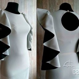 ​Женственный рукав на основе круга