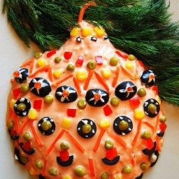 ​Идеи праздничного украшения салатов