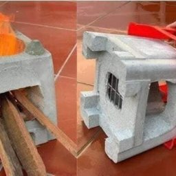 Идеи уличных печек из бетона и кирпича