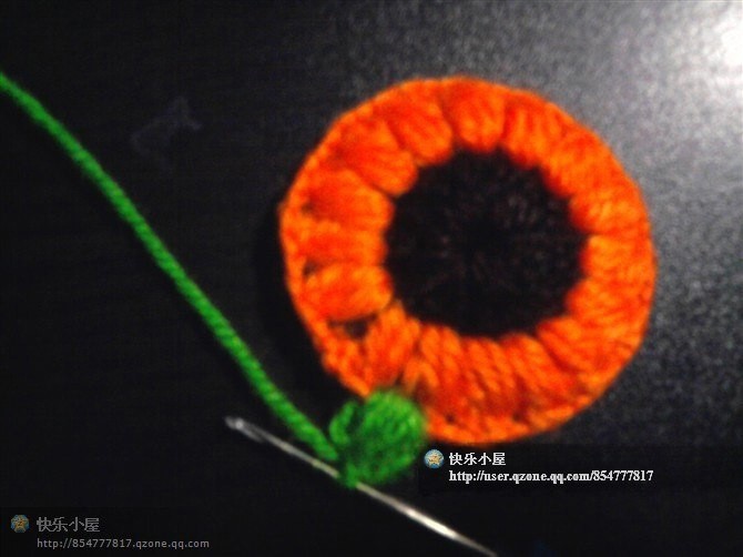 Вязаный коврик