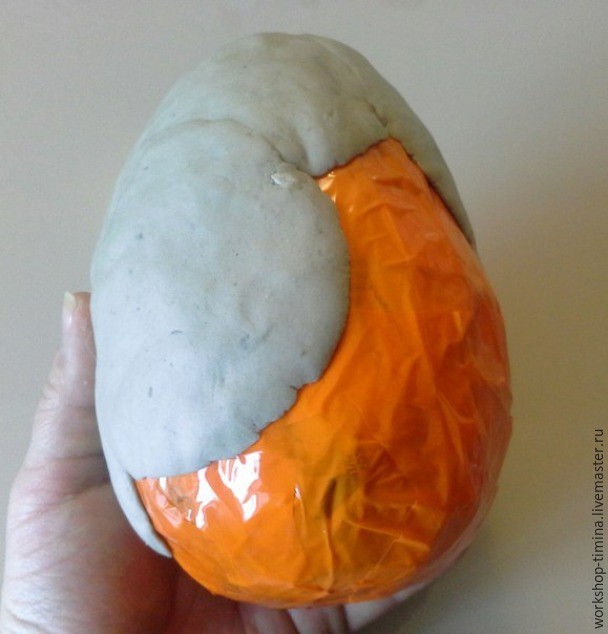 Бархатное яйцо-шкатулка