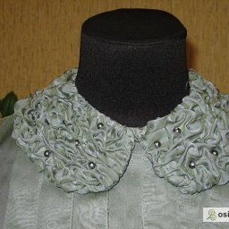 Съемный воротник с фантазийными буфами