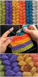 Интересные варианты вязания пледов крючком