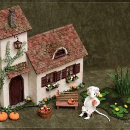 Мастерим картонный декоративный домик