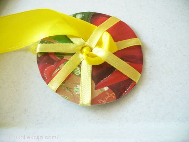 Плетение роз из лент