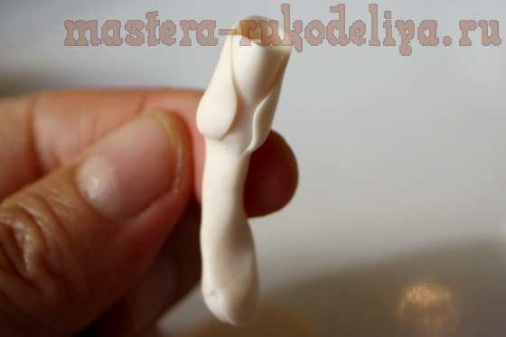 Розочка из полимерной глины