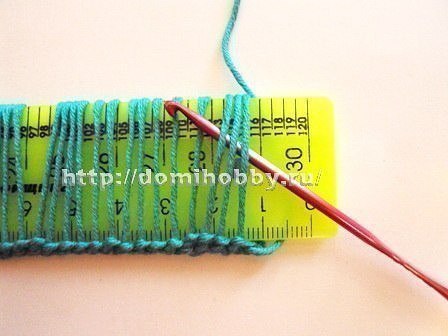 Ажурный узор крючком с уголками с вытянутыми петлями: мастер-класс