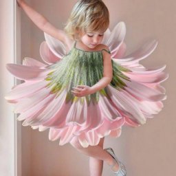 ​Цветочные наряды для девочек