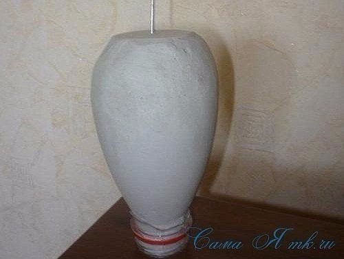 Делаем садовые грибочки из гипса