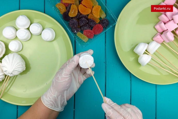 Делаем восхитительный съедобный букет