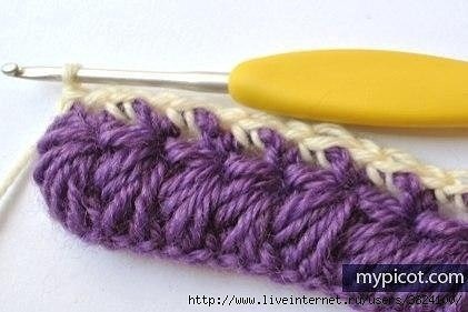 Оригинальный узор крючком