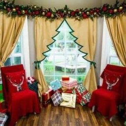 Новогодние шторы