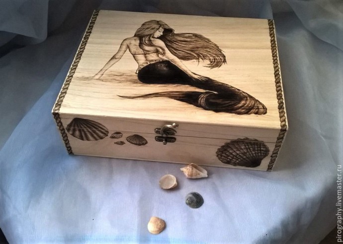 Внутреннее оформление шкатулки в морском стиле: мастер-класс Внутреннее оформление шкатулки в морском стиле: мастер-класс