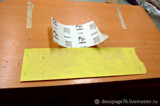 Сборка заготовок для декупажа