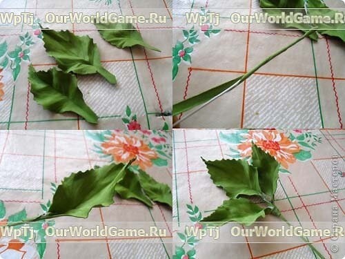 Розы из фоамирана: мастер-класс