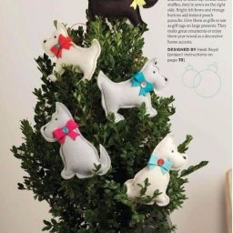 Цвергшнауцеры для новогодней ёлки