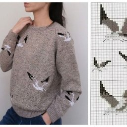 Жаккардовые узоры для кокеток