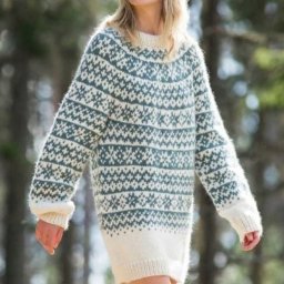 ​Норвежское мини-платье или удлинённый свитер