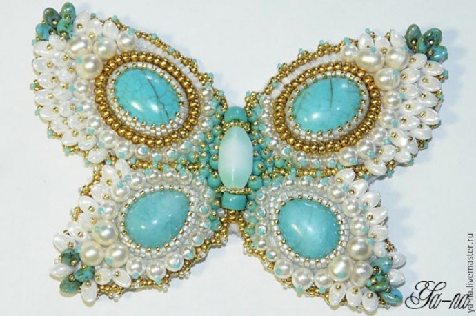 ​Кулон-брошь "Бабочка"