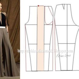 Моделирование широких брюк