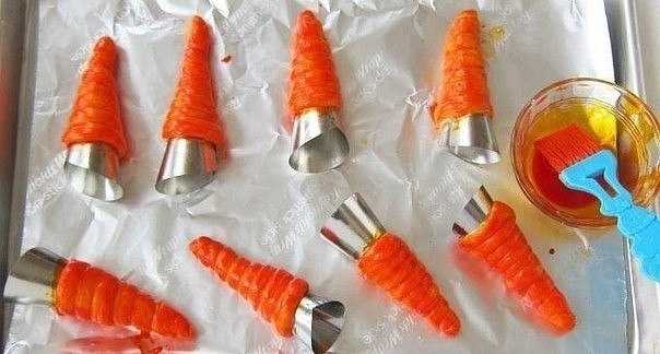 Морковка - рогалик: тонкая грань кулинарии и рукоделия