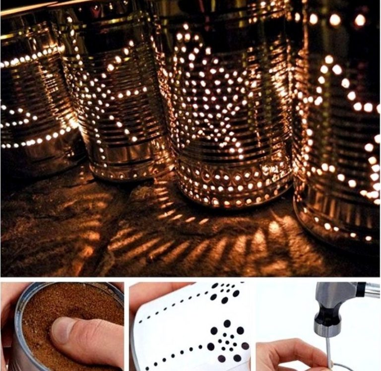 Ночничок из жестяной банки