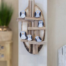 ​Панно "Совята на дереве"