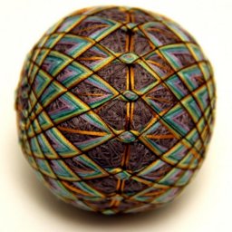 Темари или искусство вышивки на шарах: красота переплетений