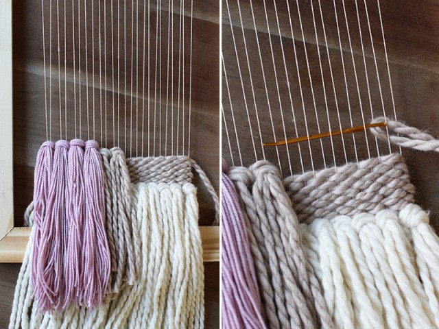 Ткацкий станок и настенное украшение своими руками