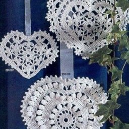 ​Валентинки крючком