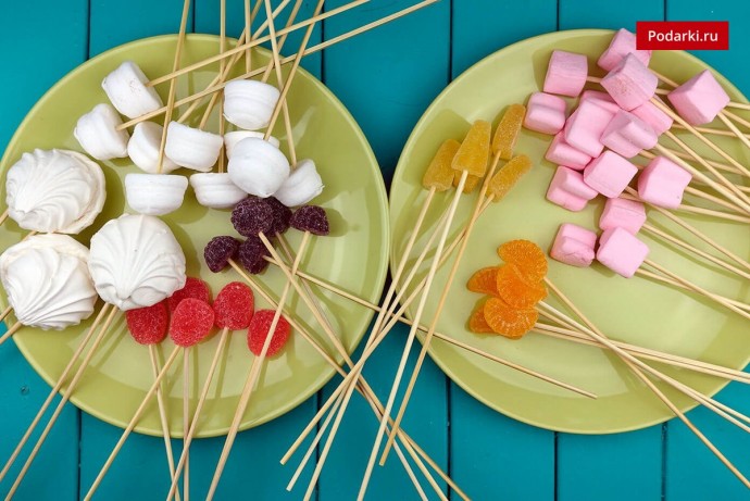 Делаем восхитительный съедобный букет