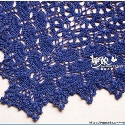 Изящная ажурная шаль