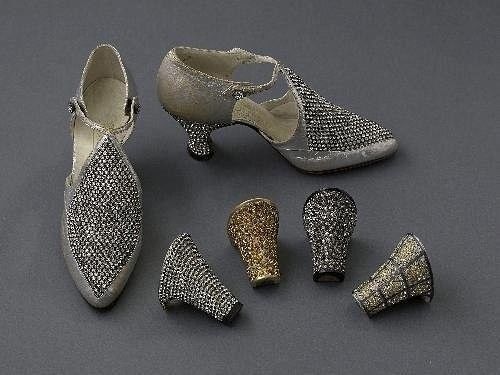 Каблуки нарядных туфель 1920-х годов