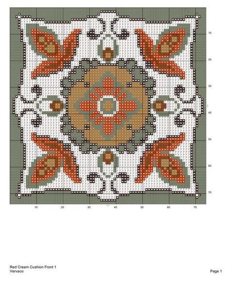 Вышитая наволочка