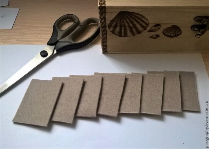 Внутреннее оформление шкатулки в морском стиле: мастер-класс Внутреннее оформление шкатулки в морском стиле: мастер-класс