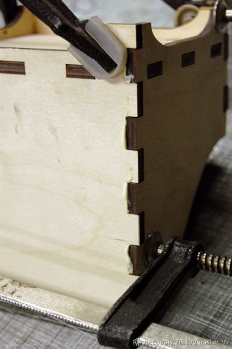 Сборка заготовок для декупажа