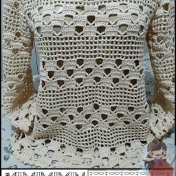 Крупная сетка крючком