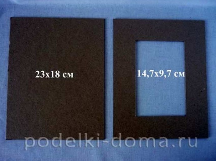 ​Мягкая рамка из картона