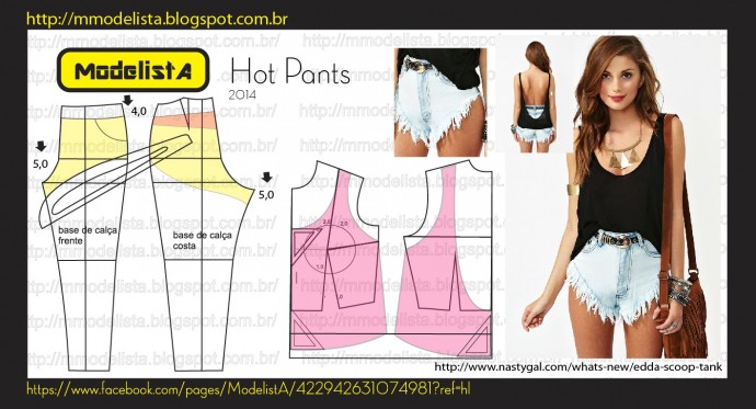 Моделирование оригинальных шорт Моделирование оригинальных шорт