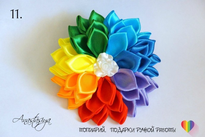 Резинка цветок "Семицветик"