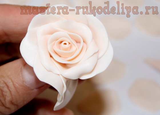 Розочка из полимерной глины