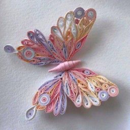 Бабочки в технике квиллинг