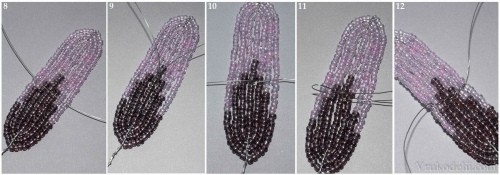 Букет лилий из бисера: мастер-класс