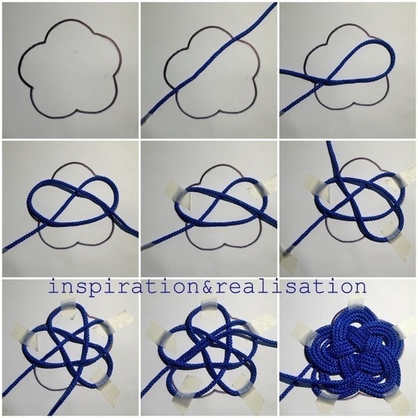 Идея для красивой сервировки: плетём узелки Идея для красивой сервировки: плетём узелки