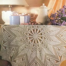Красивейшая большая салфетка крючком