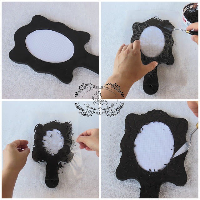 Зеркало "Винтажный букет"