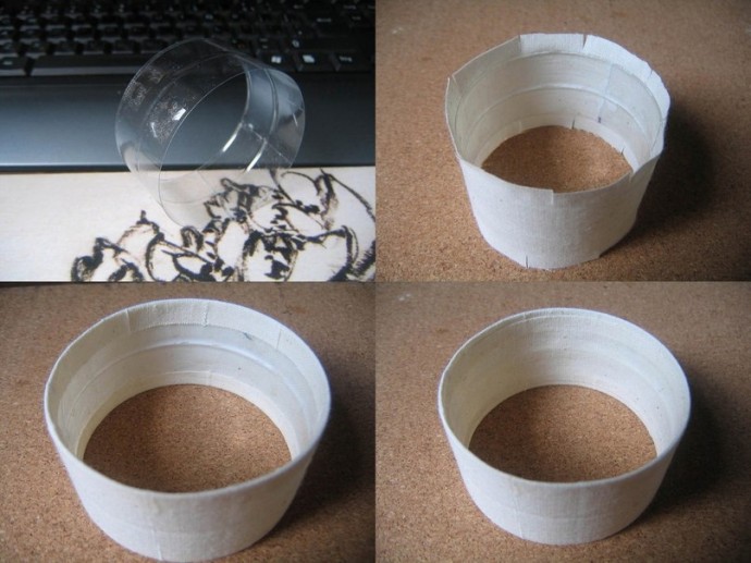 Браслет из джинсовой ткани