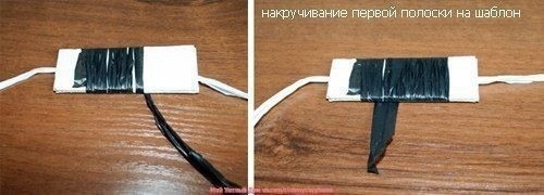 Коврик из пакетов для мусора